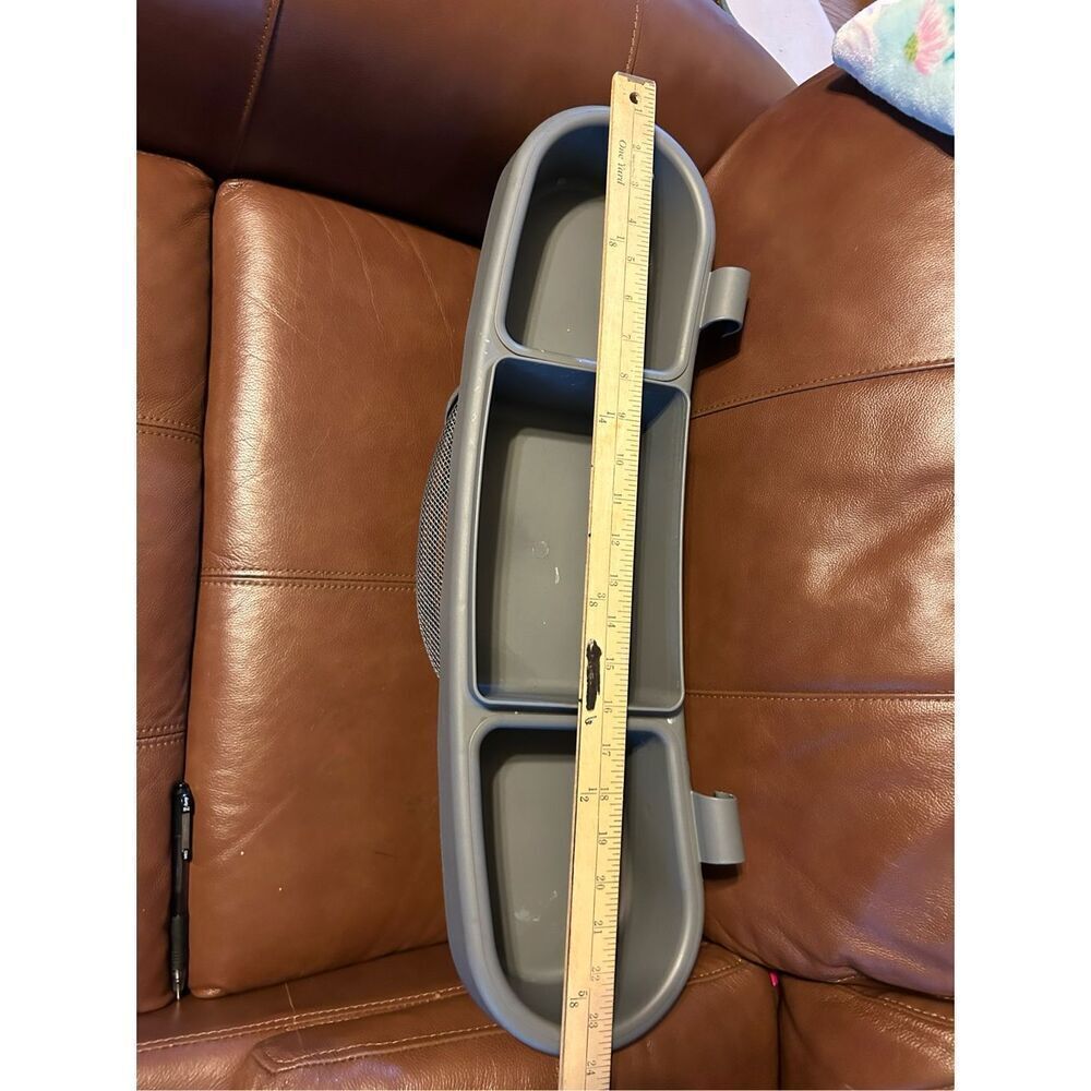 EvenFlo pack play diaper‎ changing caddy gray 25x5. clips